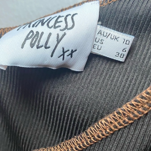 Princess Polly Luciana One Sleeve Top- 6 - Picture 5 of 6